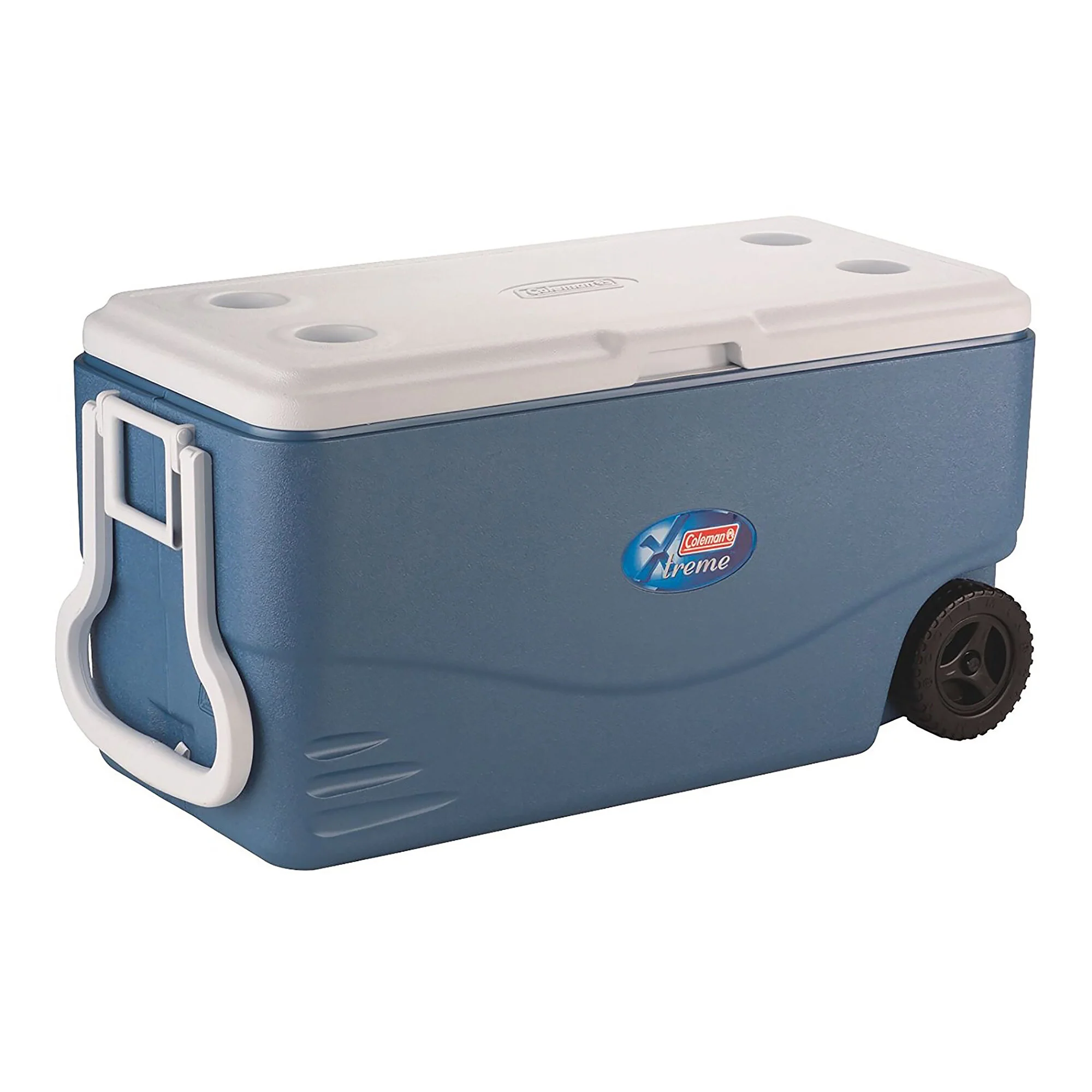 COLEMAN 100 QUART XTREME 5 DAY HEAVY DUTY COOLER WITH WHEELS FOR $45.00