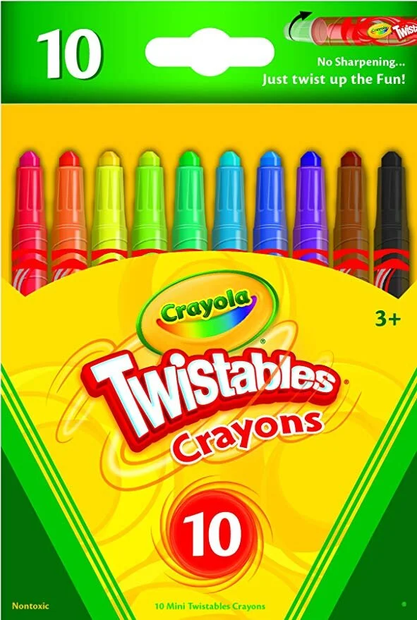 CRAYOLA MINI TWISTABLES CRAYONS (10 COUNT) FOR $1.97