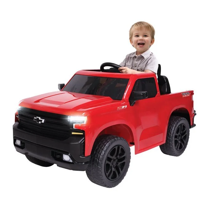 6V CHEVY SILVERADO PICK-UP TRUCK RIDE ON TOY CAR FOR $88.00