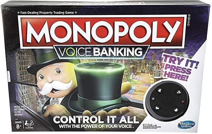 MONOPOLY VOICE BANKING ELECTRONIC FAMILY BOARD GAME FOR $9.99