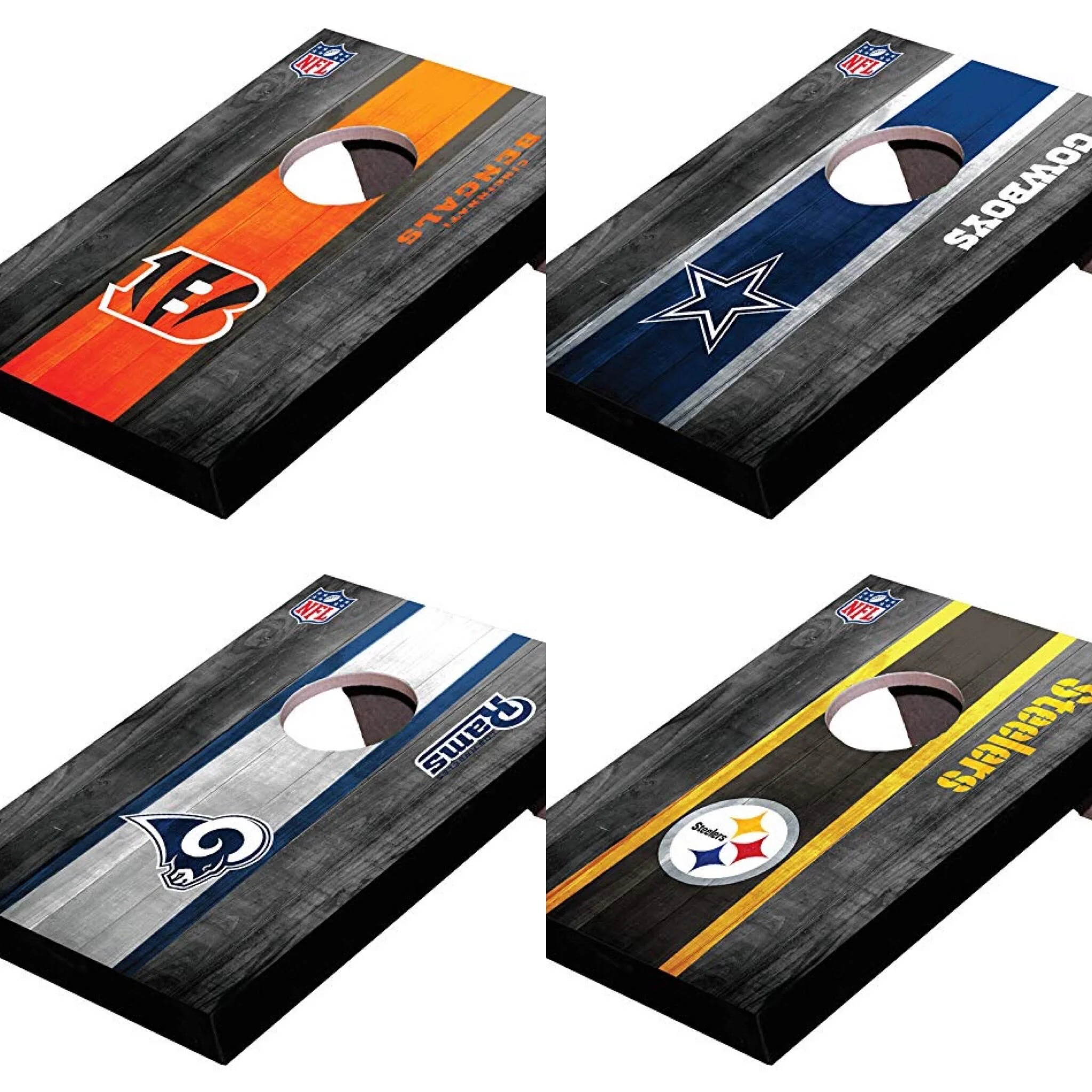 WILD SPORTS NFL 10"X6.7"X1.4" MINI CORNHOLE GAME FOR $9.99