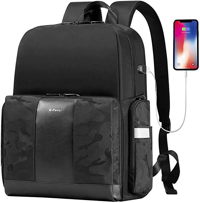 TRAVEL LAPTOP BACKPACK WITH USB CHARGING PORT FOR $16.47