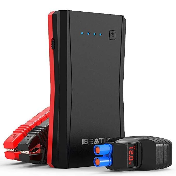 800A PEAK 12V PORTABLE CAR LITHIUM JUMP STARTER FOR $42.49
