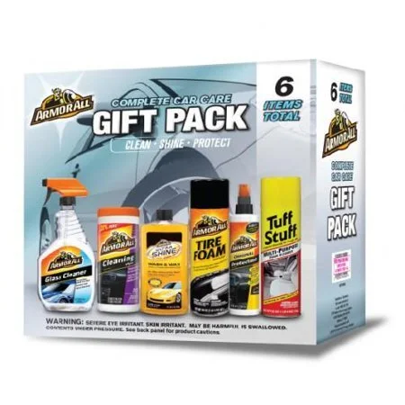 ARMOR ALL COMPLETE CAR CARE GIFT PACK, CAR WASH, CAR DETAILING &amp; CAR CLEANING KIT FOR $15.00
