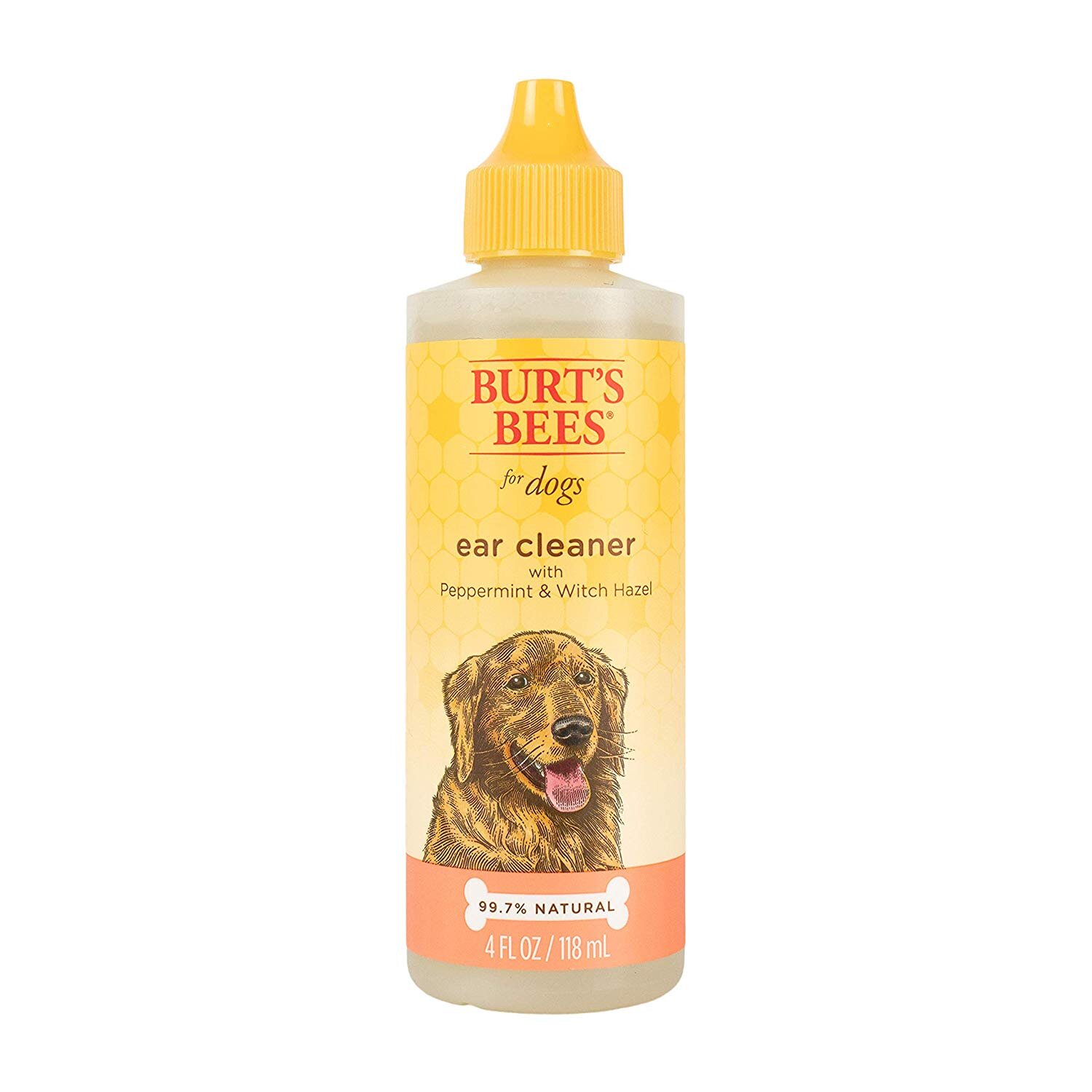 BURT'S BEES FOR DOGS NATURAL EAR CLEANER WITH PEPPERMINT AND WITCH HAZEL | SOLUTION FOR DOGS OR PUPPIES, 4OZ FOR $2.20