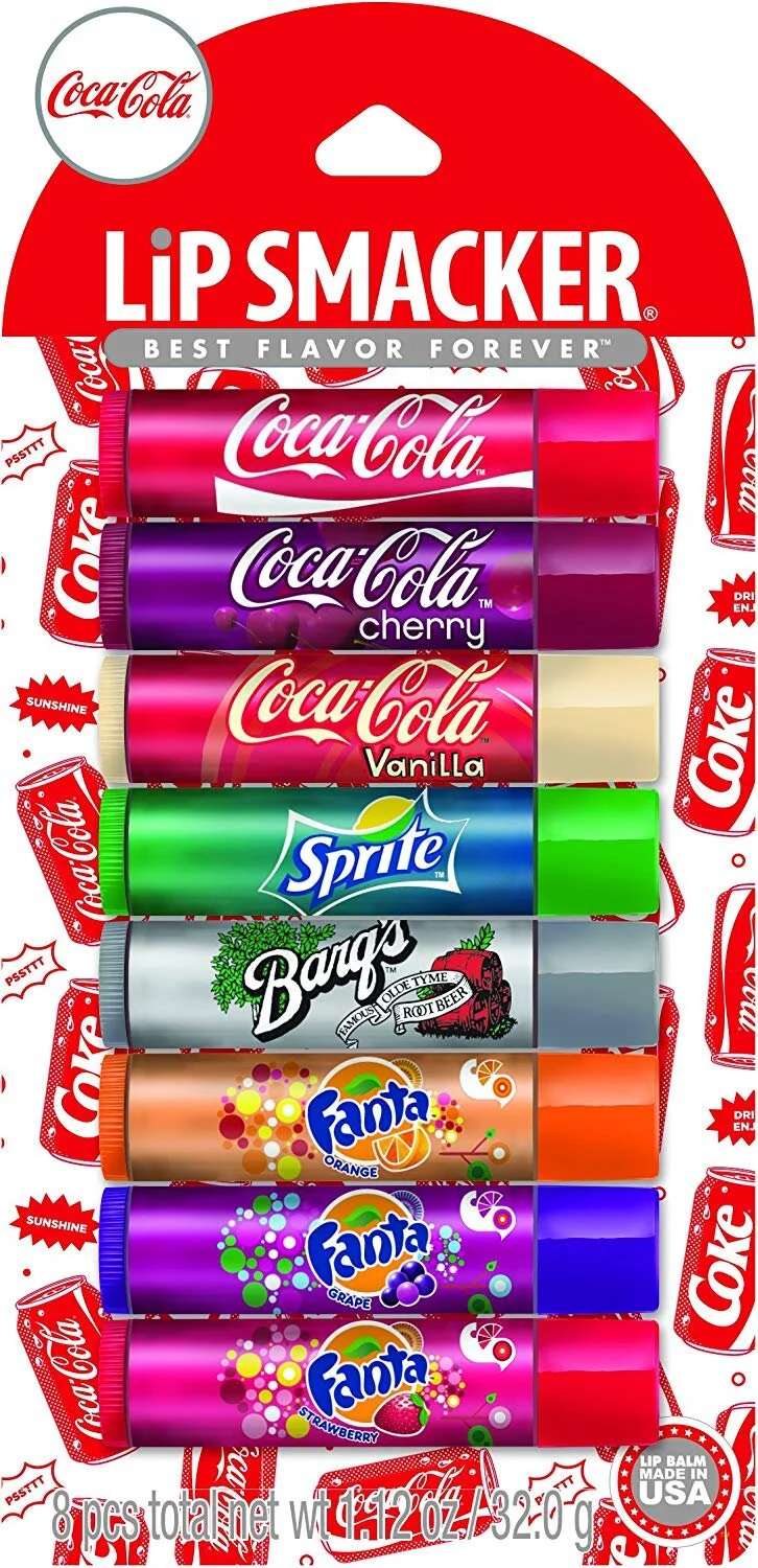 LIP SMACKER COCA-COLA PARTY PACK LIP GLOSSES, 8 COUNT FOR $2.62