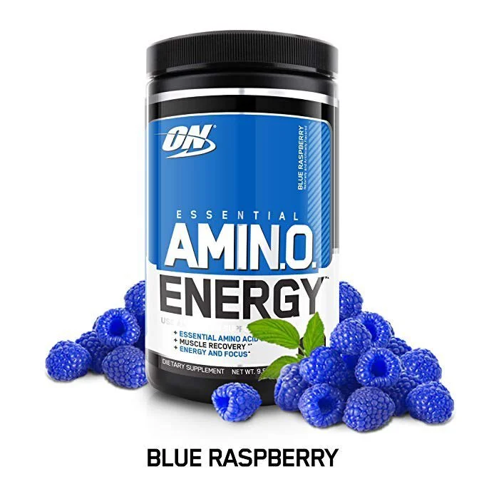 OPTIMUM NUTRITION AMINO ENERGY 30 SERVE, BLUE RASPBERRY, 270-GRAMS, 9.5 OUNCE FOR $11.57