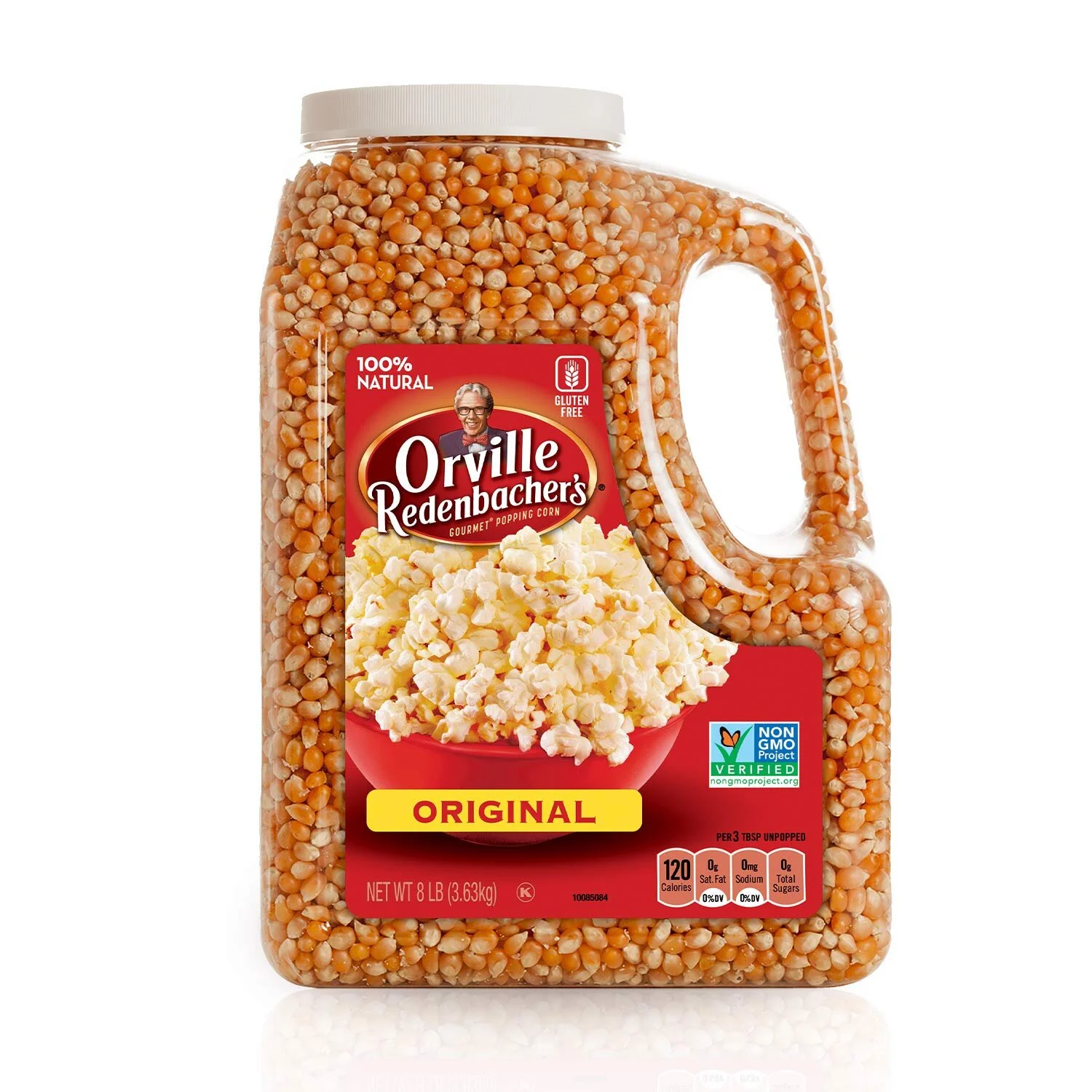 ORVILLE REDENBACHER'S GOURMET POPCORN KERNELS, ORIGINAL YELLOW, 8 LB FOR $11.49