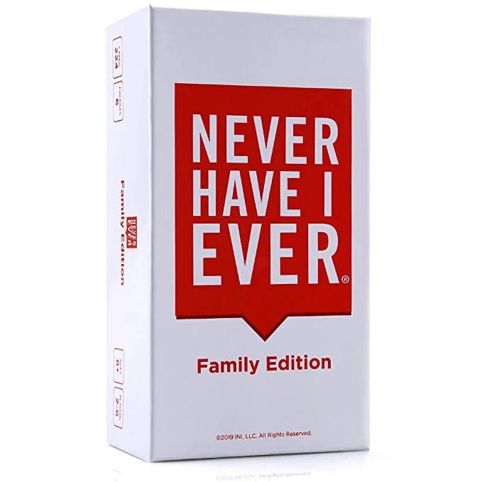 NEVER HAVE I EVER | FAMILY EDITION AGES 8+ | FUN PARTY GAME FOR THE WHOLE FAMILY FOR $15.90