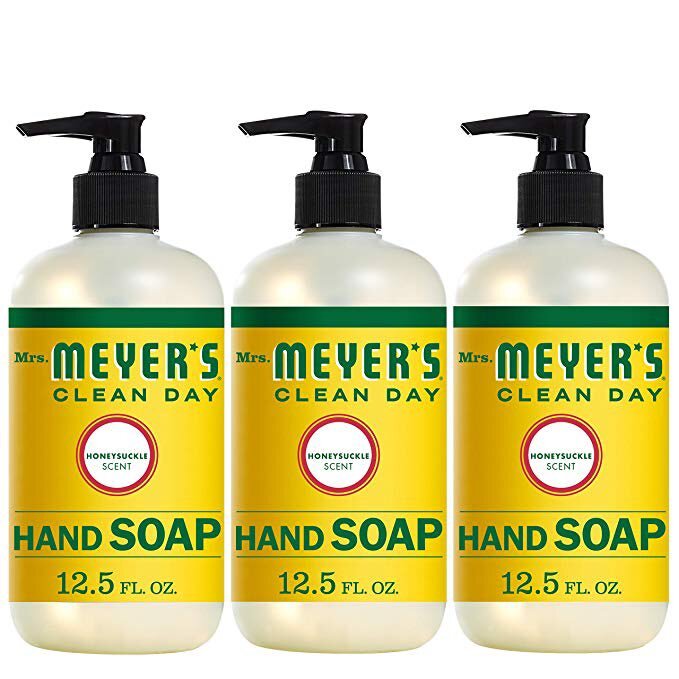 MRS. MEYERS CLEAN DAY HAND SOAP, HONEYSUCKLE, 12.5 FL OZ (3 PACK) FOR $8.46