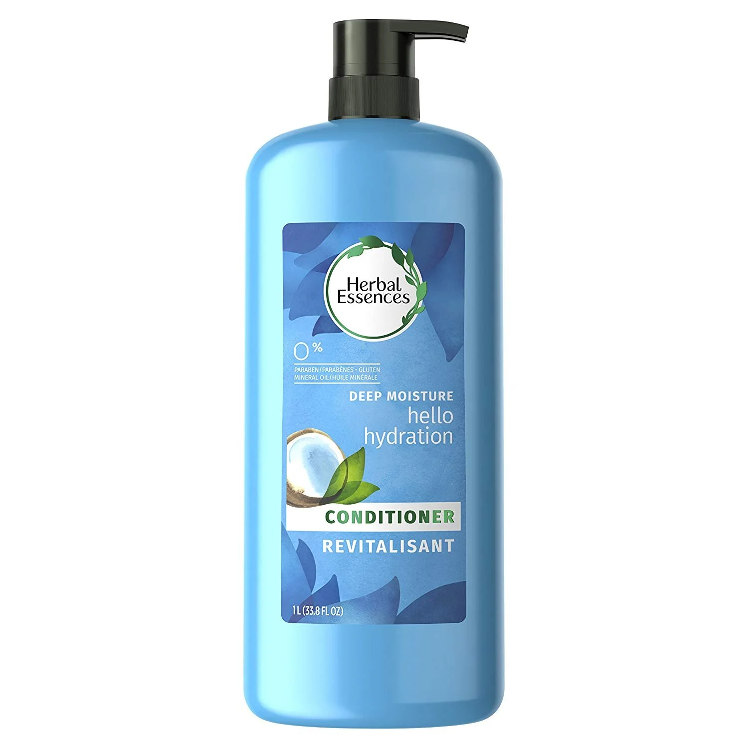 HERBAL ESSENCES HELLO HYDRATION MOISTURIZING CONDITIONER WITH COCONUT ESSENCES, 33.8 FL OZ FOR $3.98