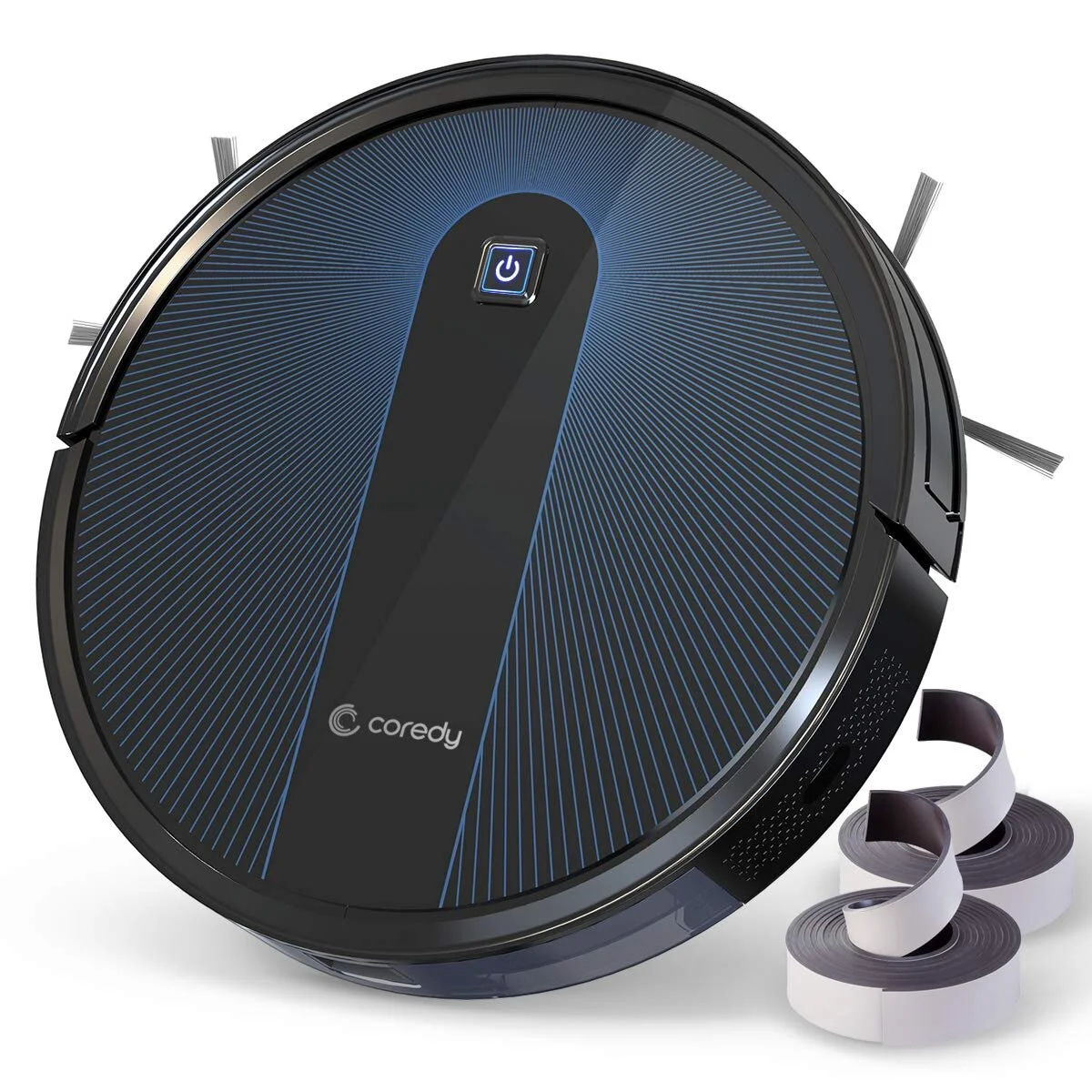 COREDY ROBOT VACUUM CLEANER, BOOST INTELLECT, 1600PA SUPER-STRONG SUCTION, BOUNDARY STRIPS INCLUDED FOR $116.99