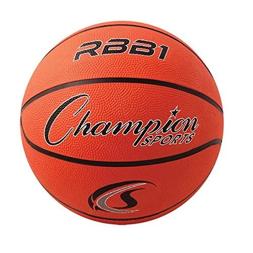 CHAMPION SPORTS OFFICIAL HEAVY DUTY RUBBER COVER NYLON BASKETBALL FOR $5.60