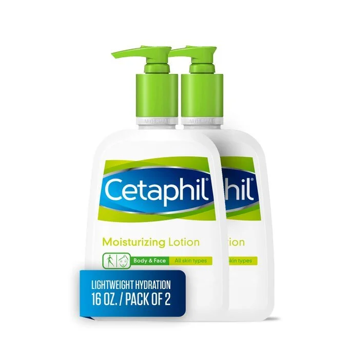 CETAPHIL MOISTURIZING LOTION FOR ALL SKIN TYPES, BODY AND FACE LOTION, 16 FL OZ (PACK OF 2) FOR $10.24