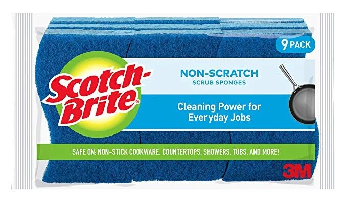 SCOTCH-BRITE NON-SCRATCH SCRUB SPONGE (PACK OF 9) FOR $5.54