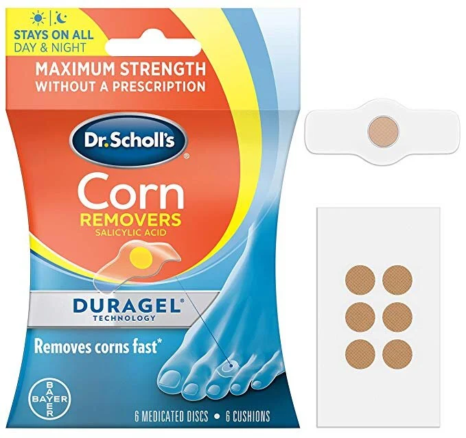 DR. SCHOLL’S CORN REMOVER WITH DURAGEL TECHNOLOGY, 6 COUNT FOR $1.86