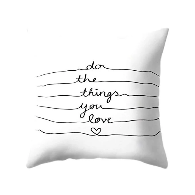 Daliuing Cushion Cover Durable Cotton Linen Pillowcase for Sofa,Bedroom,Gifts,Home Decor 45x45cm(No Pillow Core) for $0.04