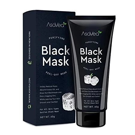 📡 AsaVea Black Mask Purifying Black Peel Off Mask Blackhead Remover, Activated Charcoal Deep for $7.99 (56% off)