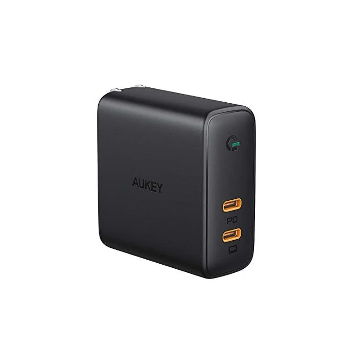 📡 USB C Charger, AUKEY 63W PD Charger 60W PD 3.0 with Dynamic Detect [GaN Power Tech], 45W &amp; for $29.99 (45% off)