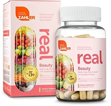📡 Zahler Real Beauty Multivitamin, Multivitamin for Women and Men Targeting Skin Hair &amp; Nail for $14.90 (50% off)