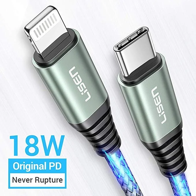 📡 USB C to Lightning Cable 6FT, [Never Rupture][ Apple MFi-Certified] LISEN iPhone 11 Charge for $11.89 (41% off)