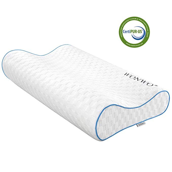 📡 Wonwo Memory Foam Pillow, Orthopedic Contour Cervical Sleeping Pillow for Neck Pain, Soft for $25.15 (16% off)