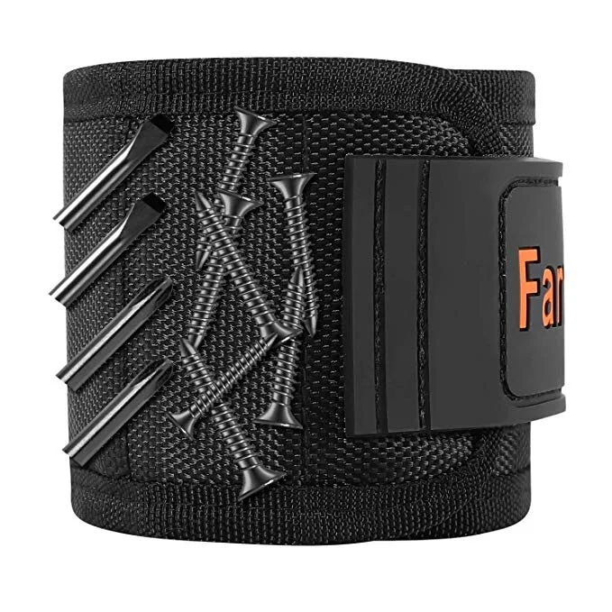 📡 Magnetic Wristband,Strong Magnets Tools Holder for Screws,Nails,Drill Bits - Tool Gadget G for $9.83 (34% off)