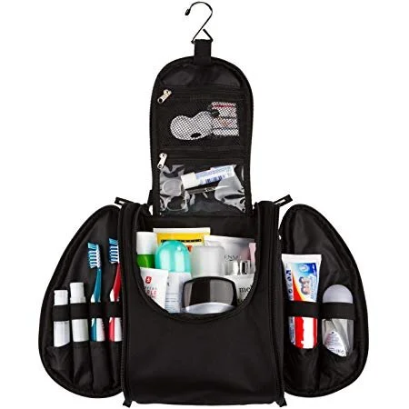📡 42 Travel Hanging Toiletry Bag – Large Kit Organizer for Men &amp; Women – Spacious &amp; Compact, for $17.80 (38% off)