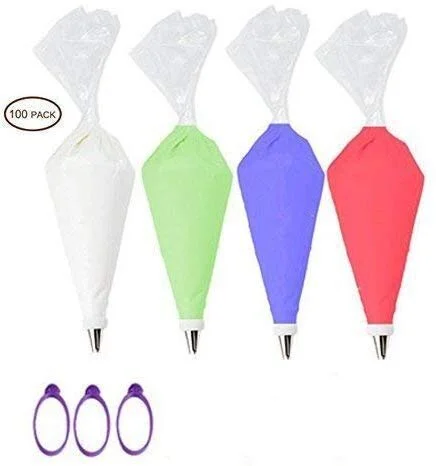 📡 Pastry Bag -100 Pack-12-Inch Extra Thick Large Cake/Cupcake Decorating Bags-Disposable Ici for $11.04 (15% off)