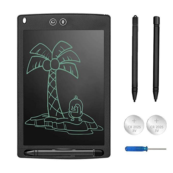 📡 laughingatall LCD Writing Tablet,8.5 inch Full&amp;Partial Dual Erase Mode Electronic Writing for $11.02 (52% off)