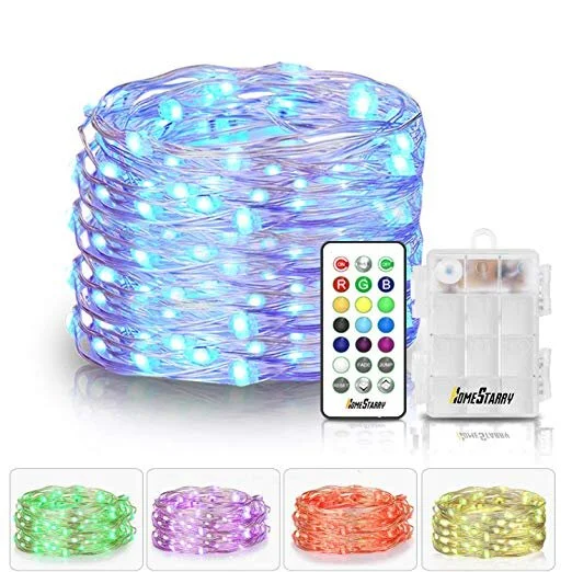 📡 Homestarry Fairy Lights Battery Operated Outdoor String Lights with Remote Color Changing for $6.79 - $14.44
