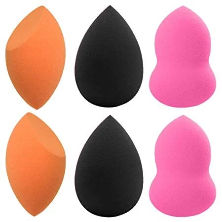 📡 BEAKEY 6 Pcs Makeup Sponge Set Blender Beauty Foundation Blender Sponge, Multi-colored Non for $7.64 (24% off)