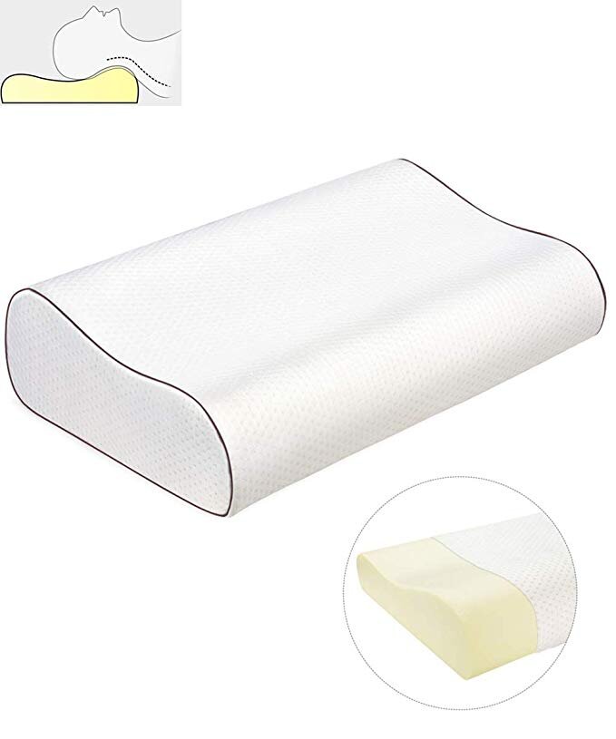 📡 LYH Memory Foam Pillow, Neck Pillows for Side Sleepers, Cervical Pillow for Neck Pain with for $19.99 (39% off)