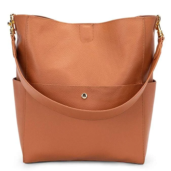 📡 RFID Tote Bag Women Designer Handbags Genuine Leather Bucket Purse Crossbody Bags for $56.08 - $61.18