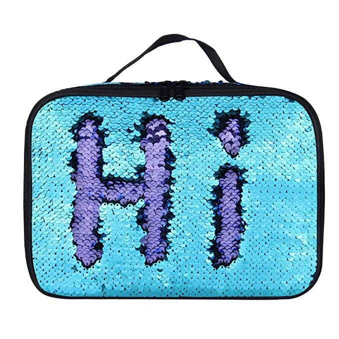 📡 Sequin Lunch Box, Reversible Sequin Flip Color Change, Insulated, Quick and Simple Organiz for $8.49 - $13.99