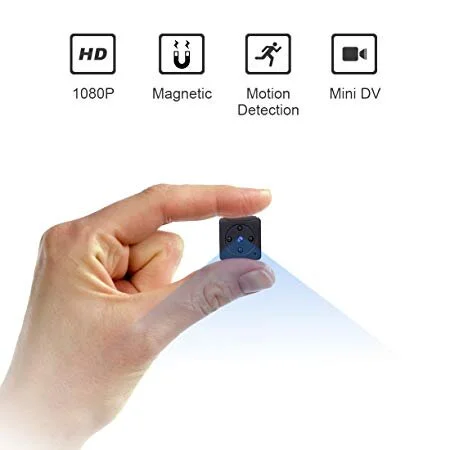 📡  Mini Dome Camera 1080P/720P Portable Small HD Nanny Cam with Night Vision and Motion Detec for $24.57 (34% off)