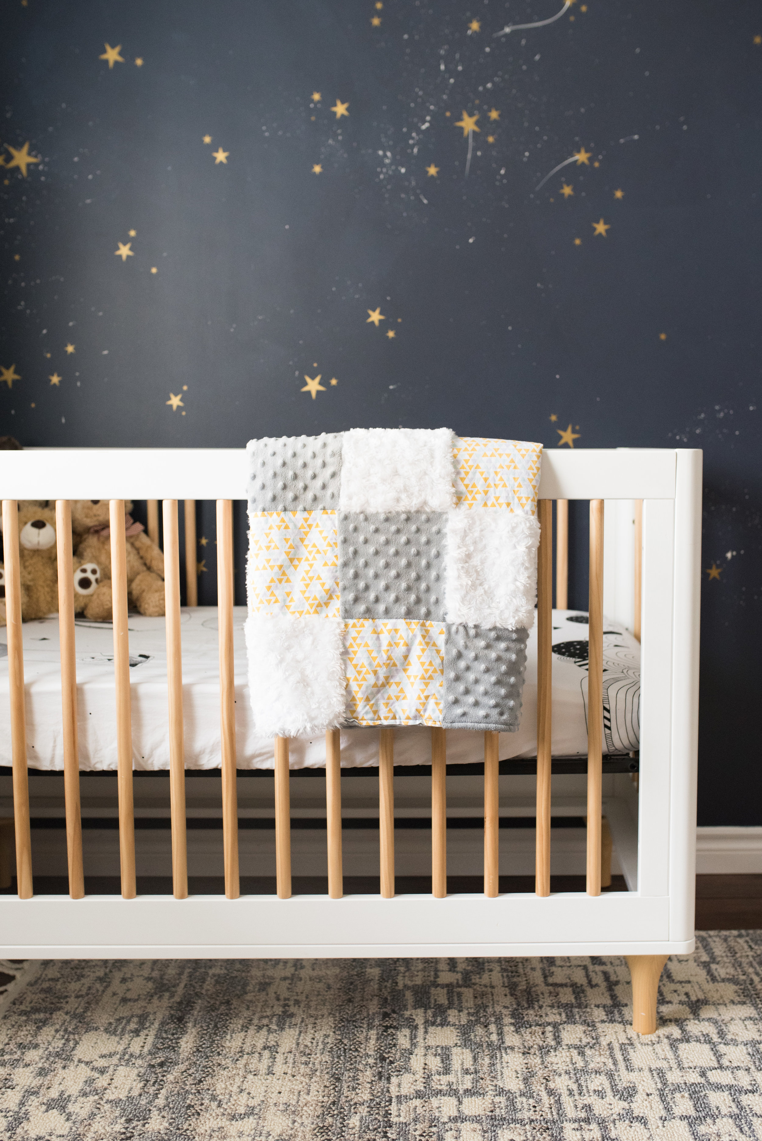 galaxy themed baby room