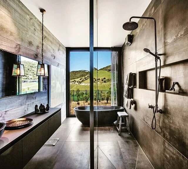Some Monday bathroom inspiration from The Square House