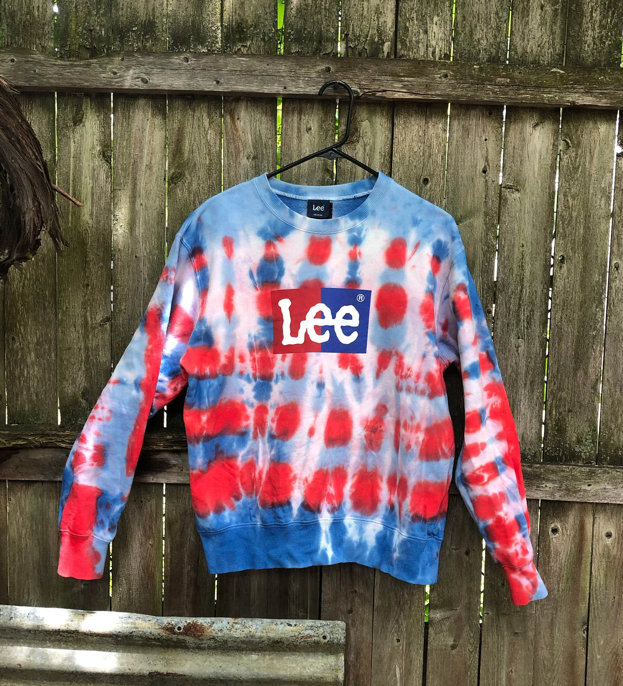 Upcycled LEE Branded Dyed Crew Neck