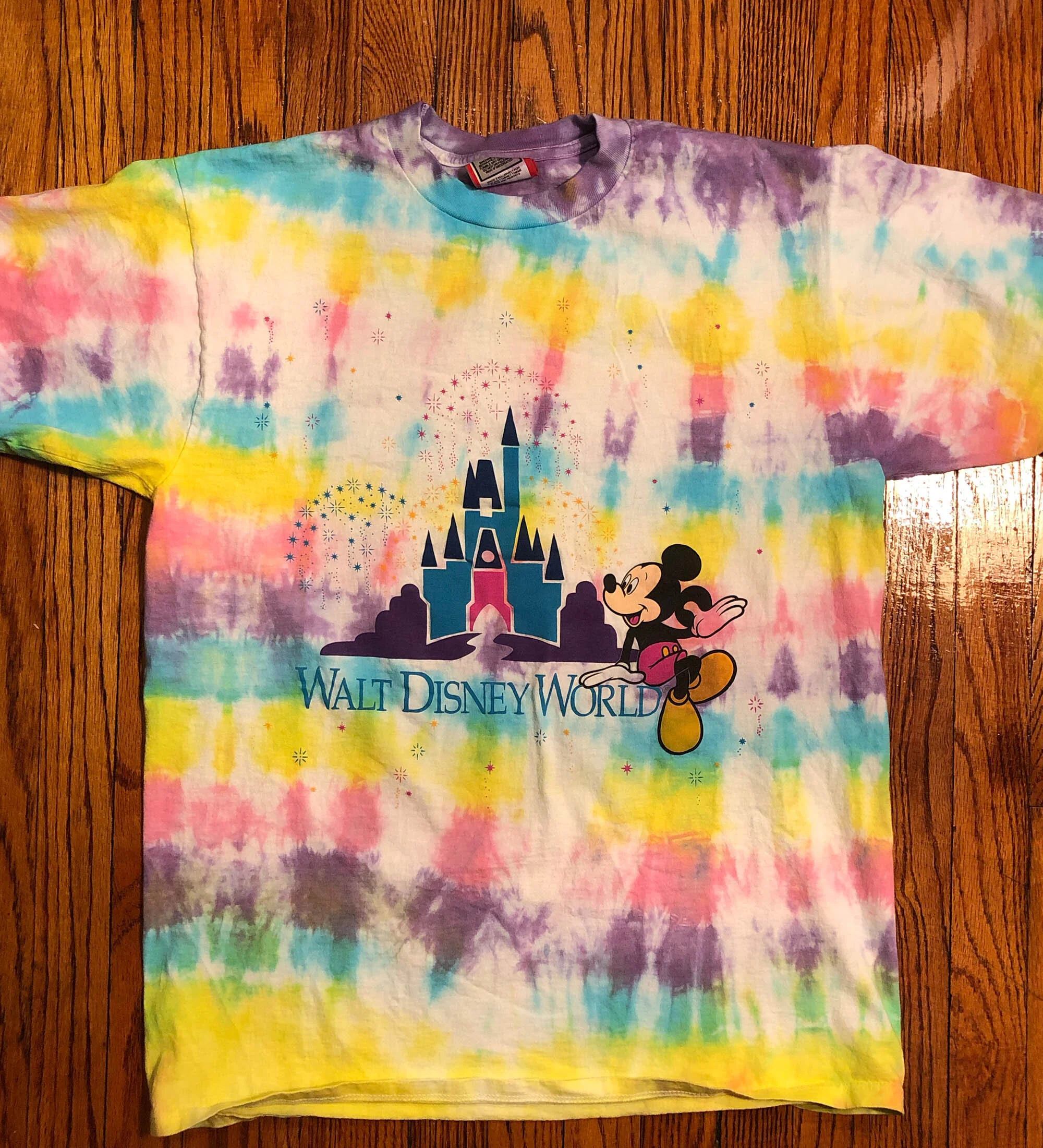 Upcycled Disney World Dyed Tee