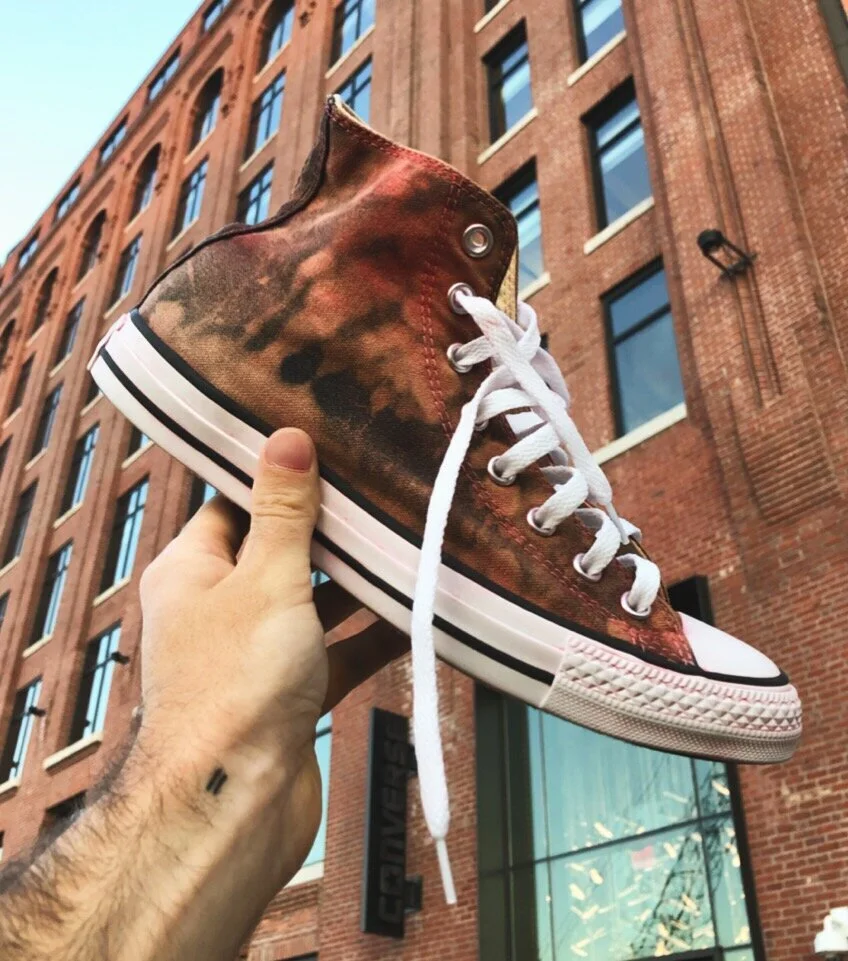 Boston Brick Dyed Chuck Taylor Shoes