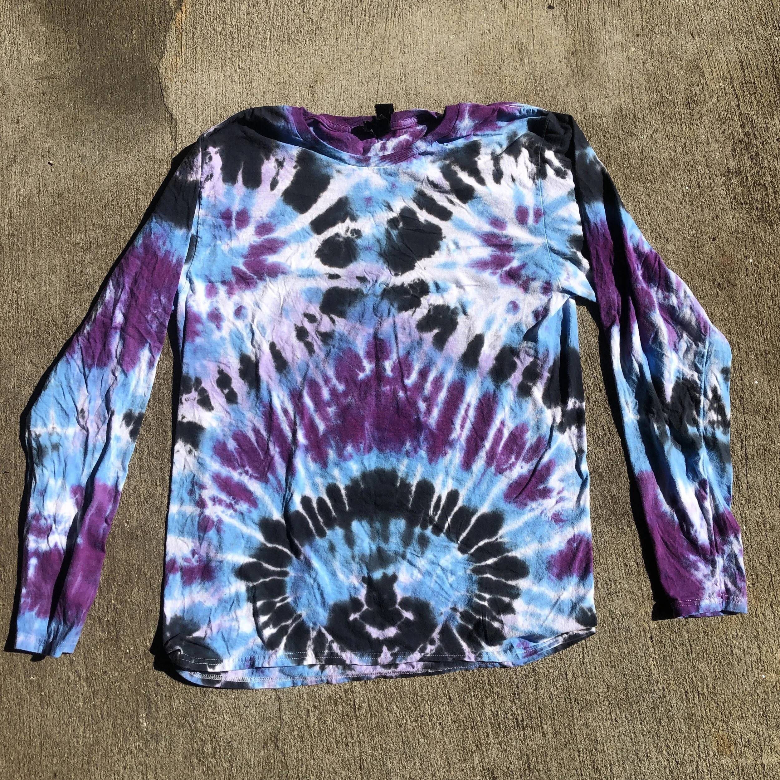 Upcycled Long Sleeve Dyed Tee
