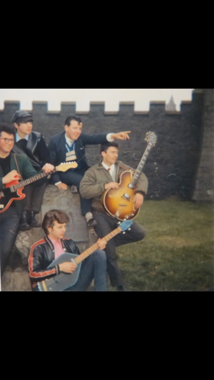 Outside Killyleagh Castle 