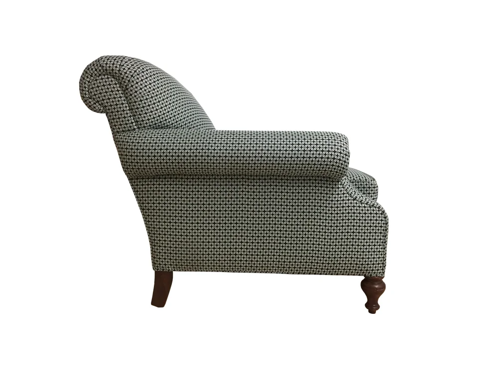 Arm Chair with Custom Upholstery