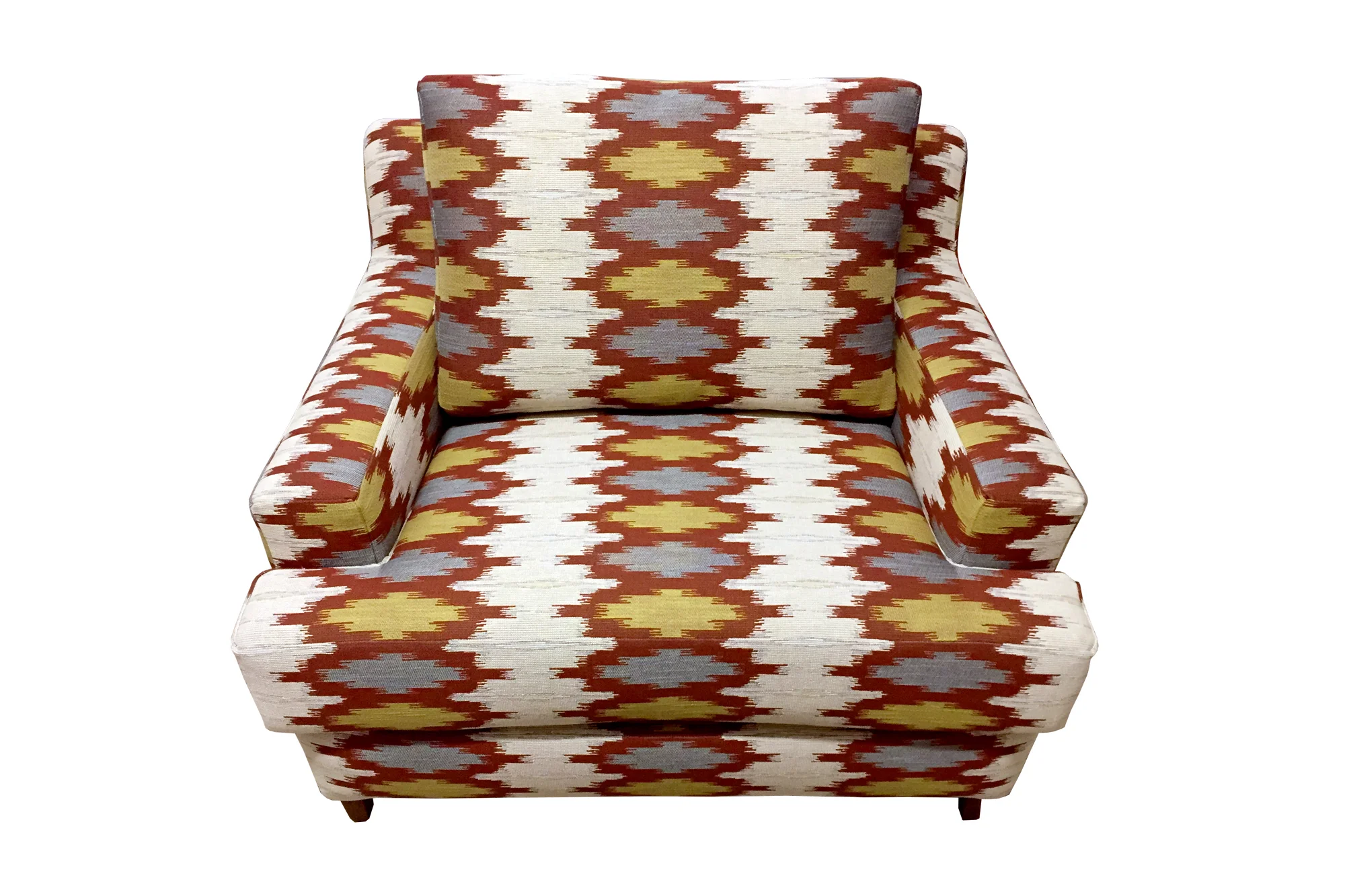 Custom Upholstered Southwestern Arm Chair 