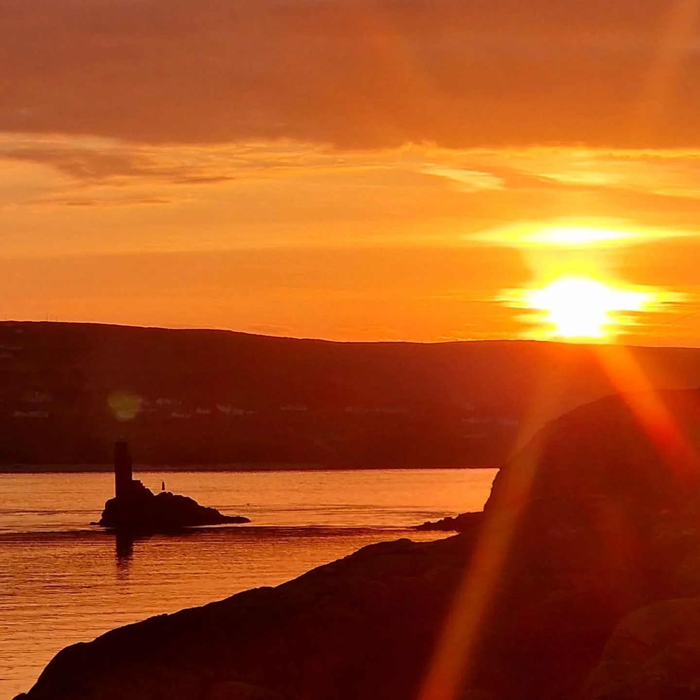 🌅 Evenings on Inishcoo end in gold.
A quiet moment, a spectacular sky, and a standing still.

#inishcoo
#goldenhourlight #islandevenings #luxurymoments #wildbeauty