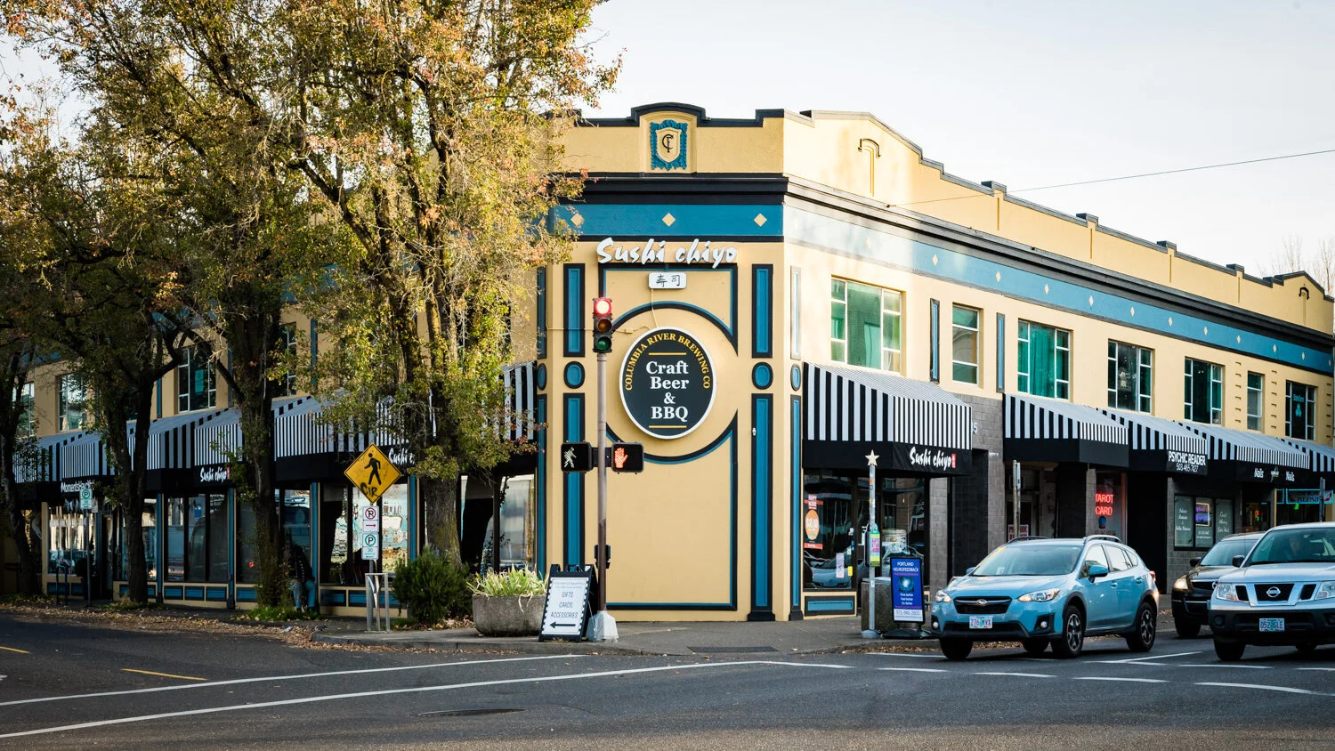Commerical Plaza Welded Awnings and Graphics