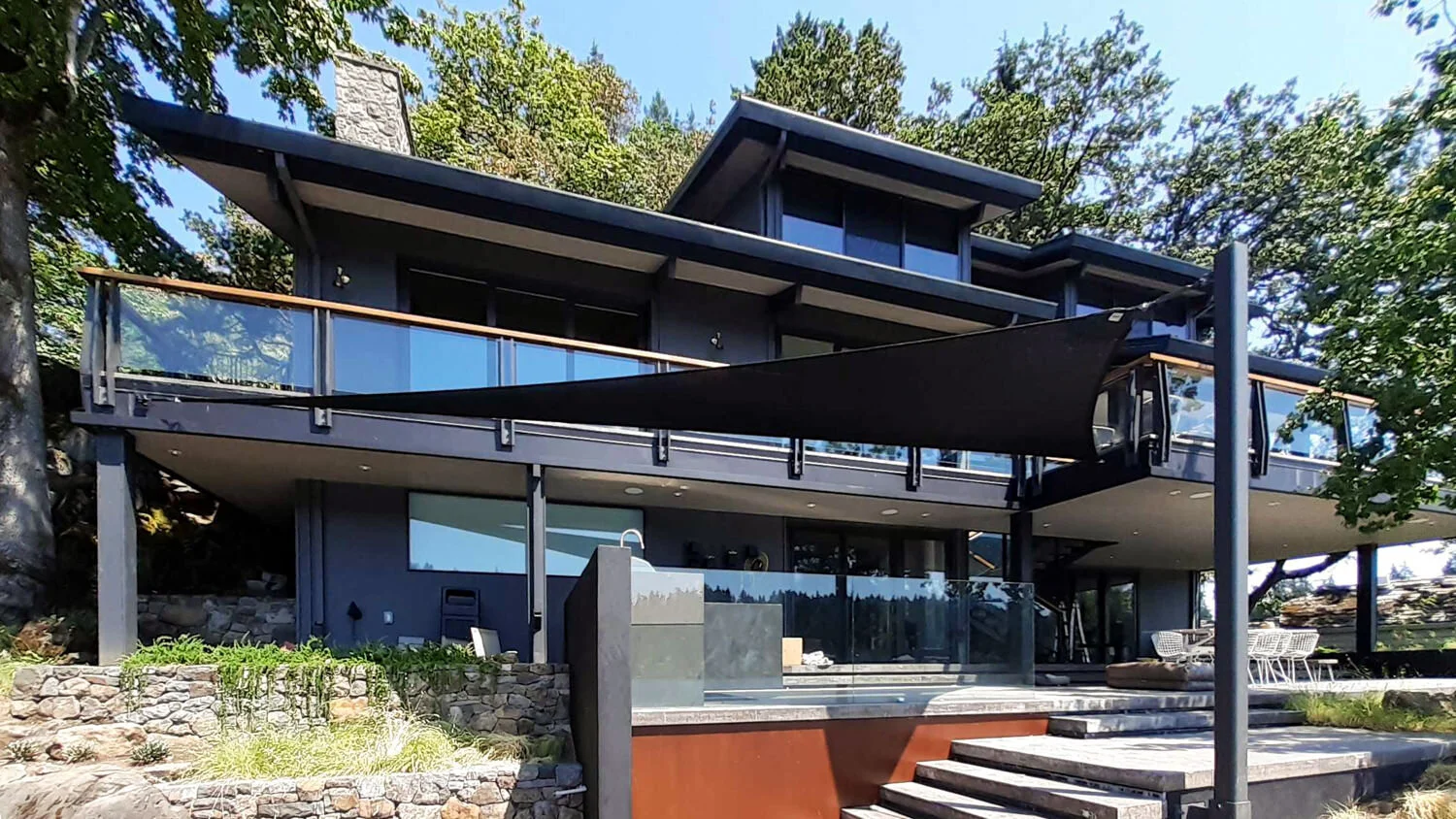 Shade Sail Patio Covering