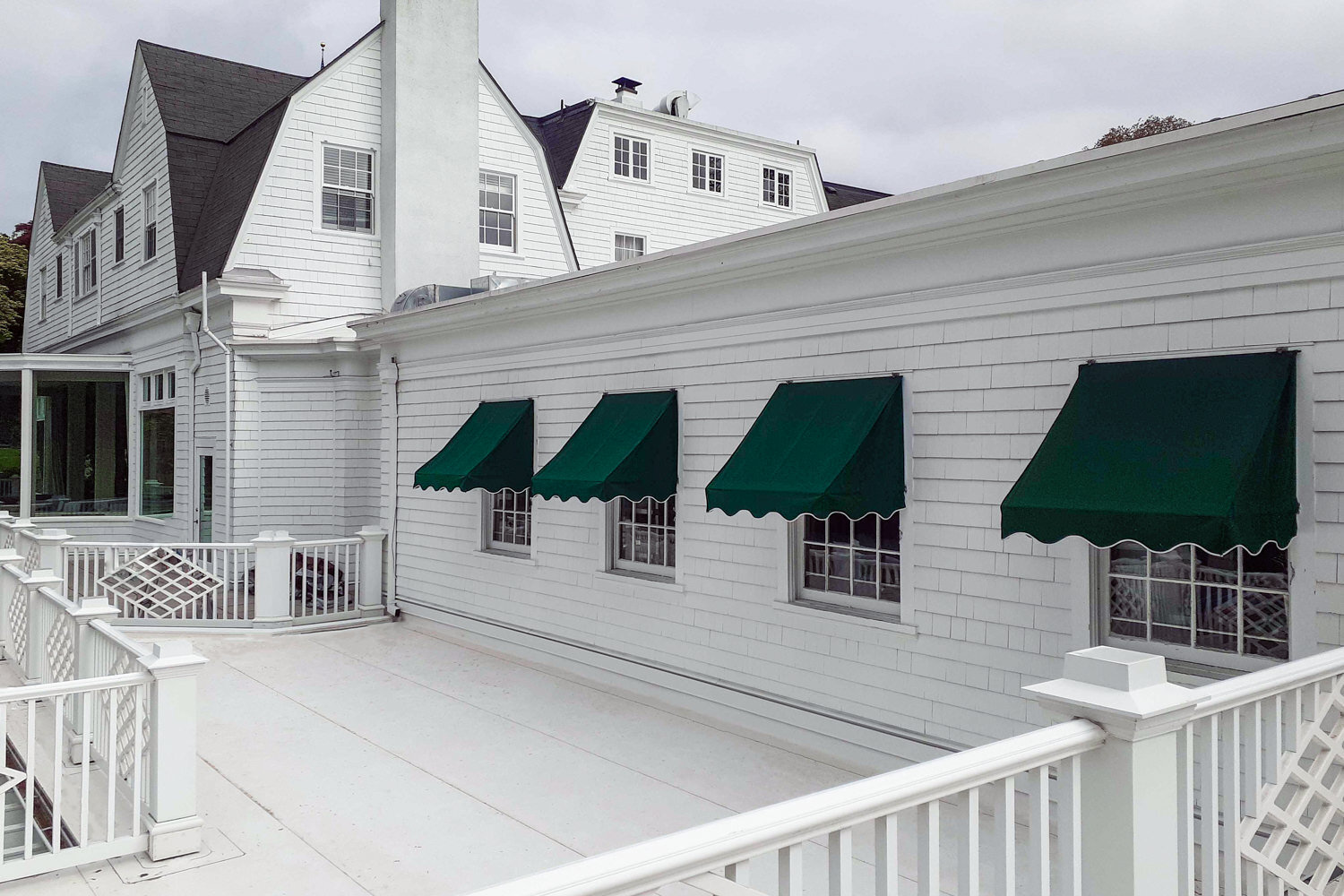Historic Building Pipe Frame Awnings