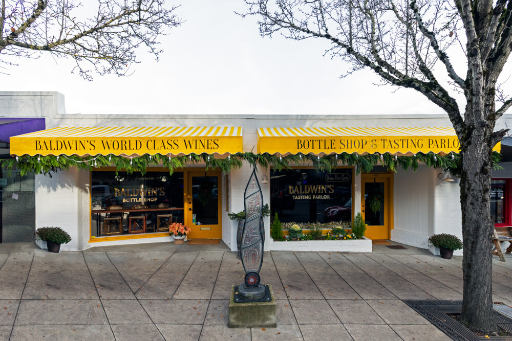 Baldwins Wine Shop Awning